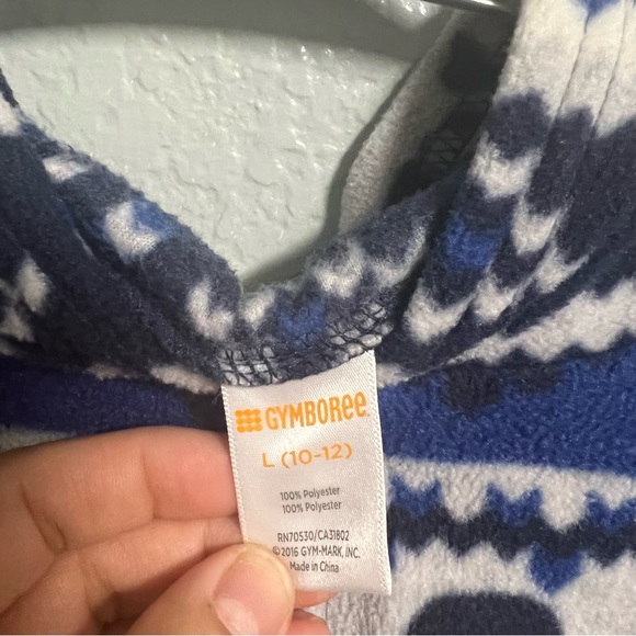Gymboree boys hoodie size large 10/12 - Picture 3 of 4